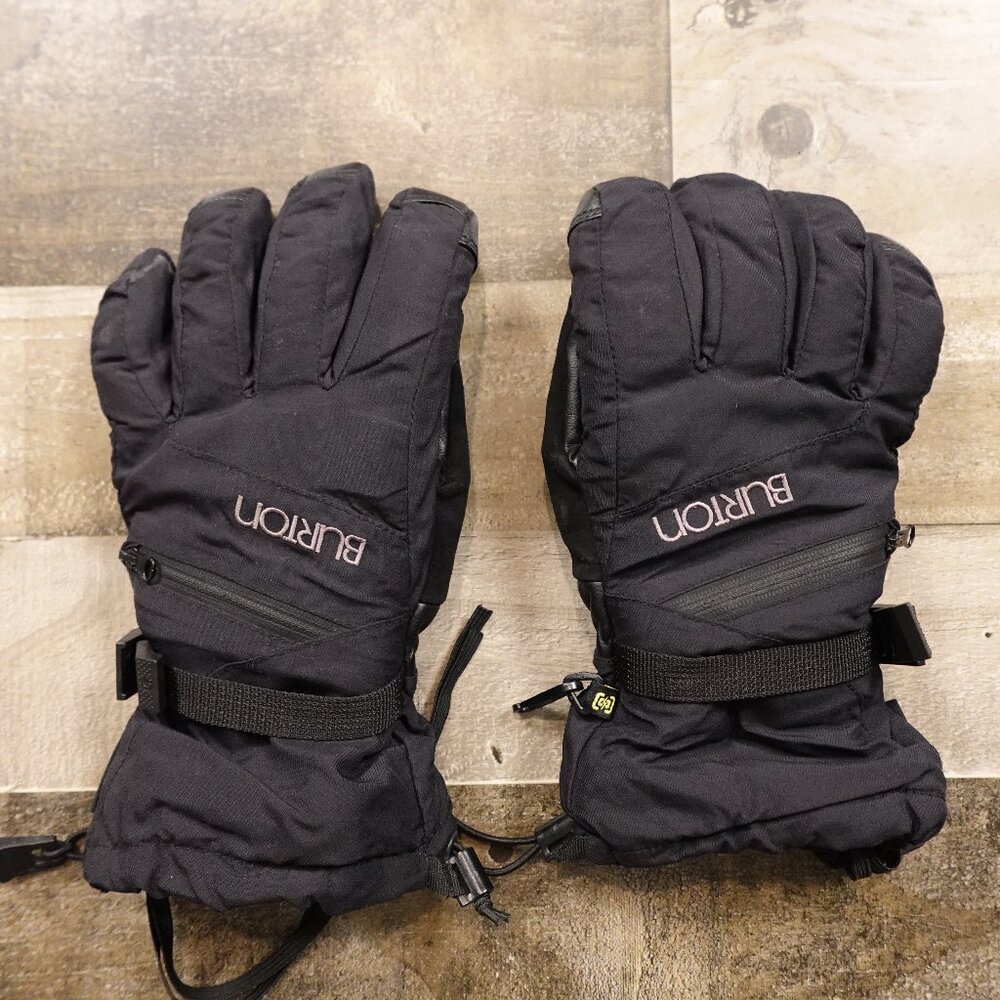 Burton Gore-Tex Insulated Gloves Unisex Small Black Waterproof Snow‎ Winter